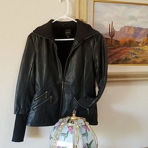 Rampage faux fur imitation leather Womens Jacket